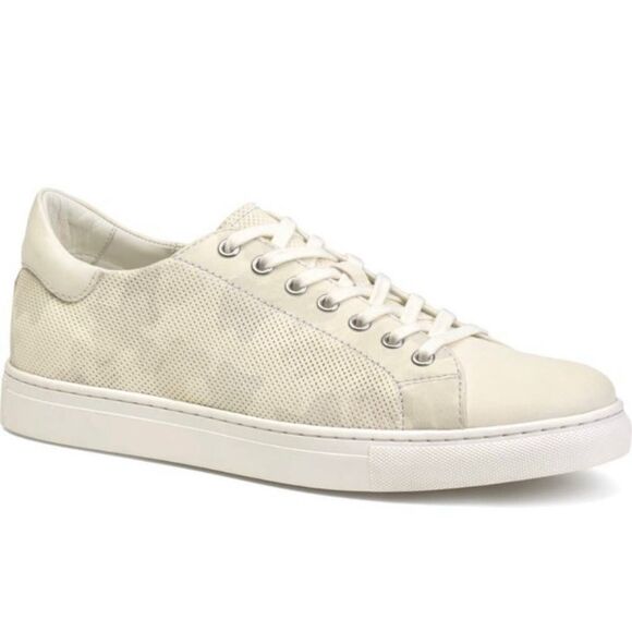 Trask Alder Leather Sneakers - White/camouflage pattern - Picture 2 of 8